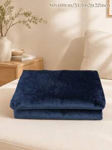 1PC Personalized Custom Text Embroidered Solid Flannel Throw Blanket, 2 Colors Optional, Decorative Cover For Armchair Sofa Bedroom, Ideal Holiday Anniversary Birthday Gift For Family Members - Multicolor - View 8