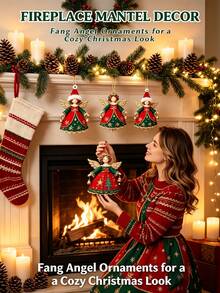 Christmas Holiday Decorations That Can Be Given As Gifts To Friends - Angel Style - View 9