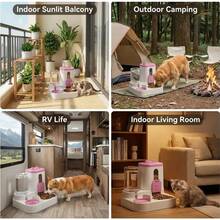 Pet Automatic Feeders - Pink - View 4