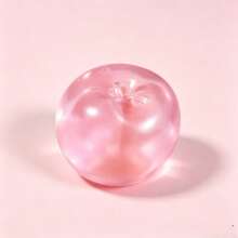 1PC Crystal Apple Simulation Transparent Slow Rebound Stress Relief Creative Venting Gadget Funny Gift Squishy,Squishies,Squishy Crunchy Squishy,Squishes, Squish,Halloween Decor,Halloween,Squishy's - Multicolor - View 1