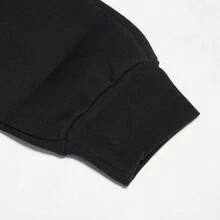Adidas Sweatshirt Wanita Simple Nyaman Serbaguna untuk Olahraga Kasual, Kerah Bulat, Musim Semi/Musim Gugur, JZ1639 - Hitam - View 7