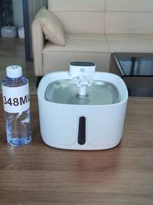 108oz/3.2L 電池供電無線貓咪飲水機，適用於貓狗，附感應器、超靜音水泵、多級過濾 - 3.2升 - 查看 10