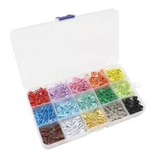 300/450pcs/Box Colorful Safety Pins, Sturdy And Durable, Perfect For Crafts, Sewing And Multiple Uses, Also Suitable For Organizing Craft Supplies, Bright Color Strong Durable Clips - Set - View 6