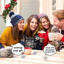 Christmas Gift Exchange Game Dice, Holiday Party Gift Exchange Decision Dice, Suitable For Family Gathering Christmas Interactive Game Supplies - A - View 7