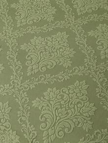 Beige Style Chair Covers Dining Chair. Simple Plant Print. For Hotels And Home Use - Green - View 3