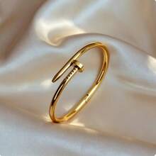 Women Bangles - Clover Nail Bracelet - View 1