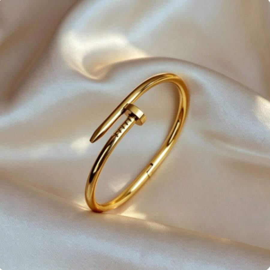 Women Bangles - Clover Nail Bracelet - View 1