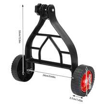 HOHOBLA String Trimmer Wheel Attachment,12.5cm Lawn Mower Auxiliary Wheel, Rimmer Head Attachment Suitable For String Trimmer Replacement Parts - Default - View 3