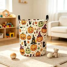 1PC Cute Jungle Animal Print Storage Basket With Lion, Giraffe, Elephant, And Monkey Patterns, Multipurpose Storage For Home Use, Suitable For Decorating Bedrooms, Living Rooms, And Other Home Spaces. - Multicolor - View 1