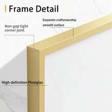 Mosearon 3pcs/2pcs/1pc Aluminum Alloy Minimalist Photo Frame 30x40cm, A3 A4 Classic Metal Photo Frame, A4 Certificate Frame, High-Quality Metal Brushed Texture, High-Resolution Organic Glass, Vertical And Horizontal Display - 0815 Flat Aluminum Alloy - View 6