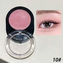 Topper de Sombra Cintilante Individual, Glitter Fino Suave em Tom Neutro Rosa-Dourado, Fórmula Construível e Misturável, À Prova d'Água e de Suor, Cria um Olhar Natural e Brilhante para Maquiagem de Encontro Diário - Multicolorido - Visão 15