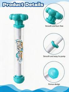 Summer Swimming Pool Beach Water Gun, 4-Color Fireworks Spray Water Gun, Pull-Out Outdoor Water Gun - Multicolor - View 5