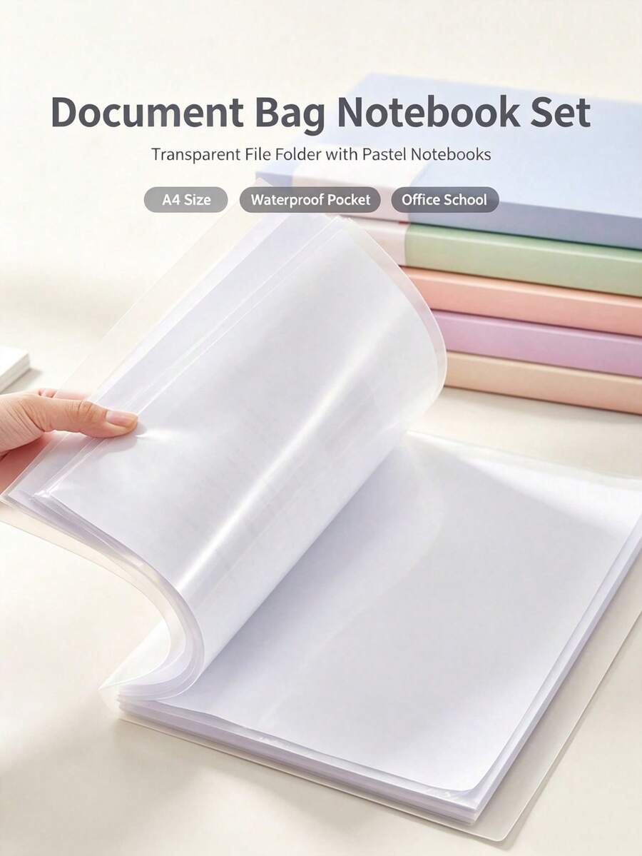 1PC A4 Transparent 30-Pocket Folder, Insert File Organizer, Exam Paper Organizer, Large Capacity Document Storage, Can Hold Cover Card, Suitable For Back To School Season Exam Paper And Study Material Collection, Office Contract Document Storage, Christmas Holiday Manuscript Storage, Halloween Theme Material Sorting, Desktop Storage Short Video Promotion - Multi-color - View 1