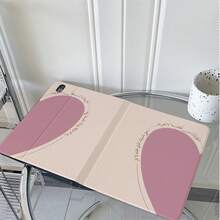 1pc Pink Heart Arabic Quote Pattern Printed Tablet Protective Case, Multi-Angle Support Protective Cover With Pen Slot, Compatible With IPad Pro (M5)/Air 4/5/Pro 11/11(A16 2025)/Galaxy Tab S10+/S9/A9, Compatible With OPPO Pad, MatePad, Pad, Honor Tablet, Pad - Multicolor - View 5