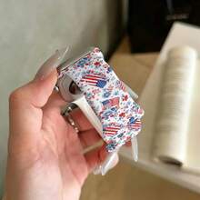 1件紅藍圖案矽膠錶帶，兼容 38mm 40mm 41mm 42mm 44mm 45mm 46mm 49mm，美國國旗設計，柔軟舒適可替換矽膠錶帶，適用於 Ultra/SE/S12/11/10/S9/8/7/6/5/4/3/2/1 系列，中性時尚智慧手錶錶帶，日/節日禮物 - 彩色 - 查看 6