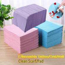50/125PCS Nail Table Mat, Three-Layer Waterproof Foldable Cleaning Pad, Table Cloth, Nail Paper Towels, Multi-Functional Beauty, Tattoo, Dental Cleaning Cloth, Waterproof Table Cloth, Nail Tools - Multicolor - View 7