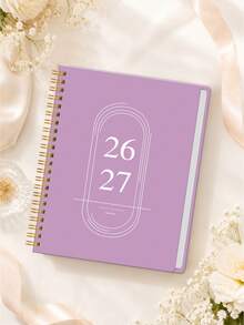 1pc 2026-2027 Monthly Planner Notebook With Calendar Grid, To-Do List & Reference Months, Office Desk Accessories Office Supplies For Work, Home Planning & Halloween Gifts - B - View 10