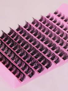 200pcs W02 Hot Melt DIY 8-16mm Cross Natural Dense Cluster Eyelash Extensions For Professional Lash Artist - View 4