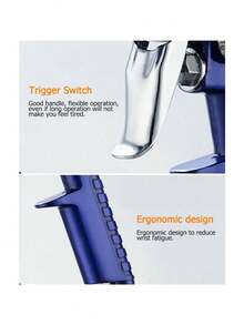 2/1pc Furniture Repair Spray Gun, Blue Durable Adjustable Air Pressure Stable Spraying Paint Gun, Suitable For Furniture/Car/Wall Painting Repair Men's Tool - Touch-up Spray Gun - View 5