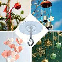 3/1pc Self-Adhesive Roof Hooks, Heavy Duty Windproof Hanging Hooks, Suitable For Outdoor Garden Hanging Pots - A - View 9