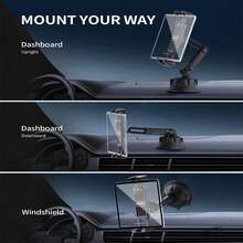 Strong Vacuum Suction Cup Phone And Tablet Holder, Suitable For Car And Desktop, Universal Multi-Function Holder, Suitable For Car, Desktop And Wall - View 9