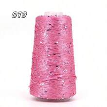 50g/球 夏季冰絲亮片線，手工編織娃娃線，閃亮亮片線 - 3mm - 查看 10