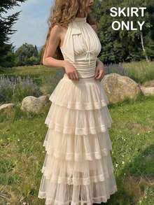 Women Skirts - Champagne - View 1