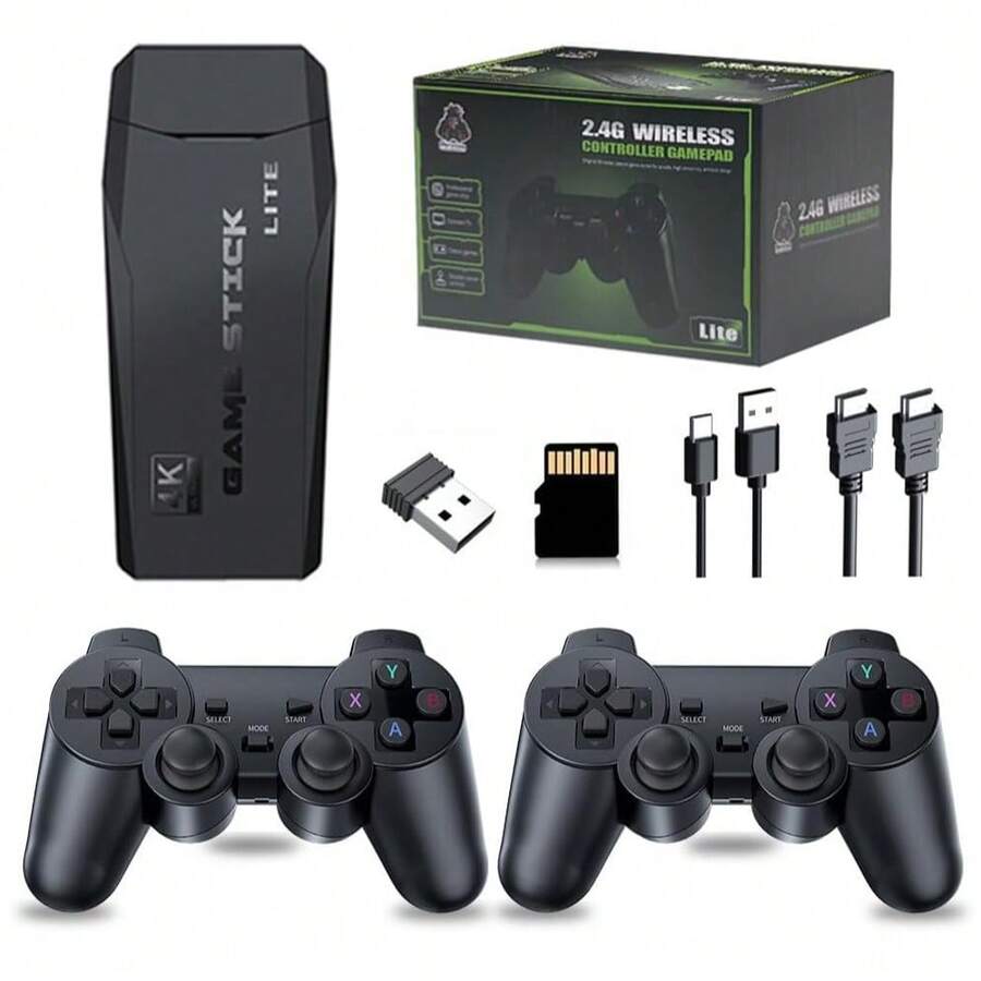 T&N Retro Gaming Console With Dual Wireless Controllers - US A Type Plug(110-127V) - View 1