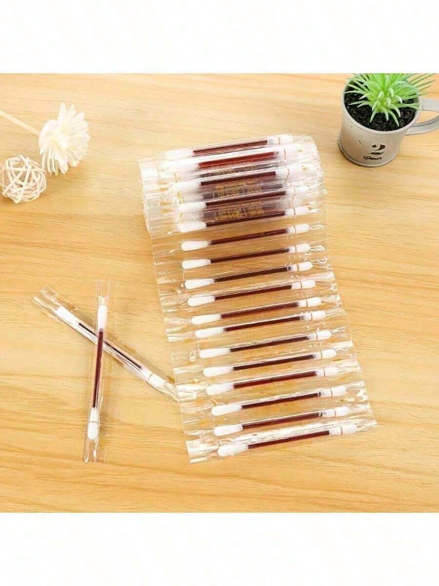 50 buah Cotton Swab Sekali Pakai Serbaguna untuk Dalam/Luar Ruangan, Dikemas Secara Individual - A - View 1