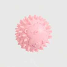 1pc Squeaky Dog Chew Toy, Hedgehog‑Shaped Spiky Rubber Ball, Soft Teething Toy For Small Medium Dogs, Interactive Bite‑Resistant Pet Toy, Cute Colorful Puppy Play Ball For Indoor Outdoor Playing - Multicolor - View 12