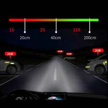 White Reflective Warning Tape Sticker, Outdoor Waterproof Night Safety Reflective Strip, High Visibility Reflective Adhesive Tape For Night Warning - FG - View 9