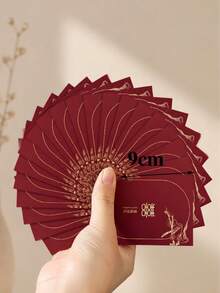 50pcs Red Envelopes, Suitable For New Year, New Year Holidays, Special Occasions, Weddings, Valentine's Day And Blessing Gifts, Wedding Reception Mini Red Envelopes, Wedding Door-Blocking Red Envelopes - Various - View 3