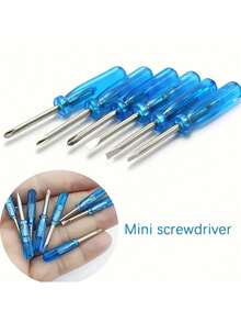 20-In-1 Mini Screwdriver Set (10 Flathead, 10 Suitable For Toy Repair And DIY - Includes 2mm Micro Flathead And Screwdrivers, Designed For Hobbyists And Craft Practice (No Electricity Required) - Multicolor - View 4