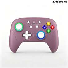 Anbernic RG‑P01 Wireless Game Controller, 6-Axis Gyroscope, Dual Vibration Motors, RGB Back Buttons, Programmable, Compatible With Switch/Steam/PC - View 14