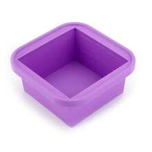 Silicone Freezer Mold With Lid, Food Storage Container Box, Extra Large Silicone Ice Cube Tray, Food Preservation Box - Purple - View 23