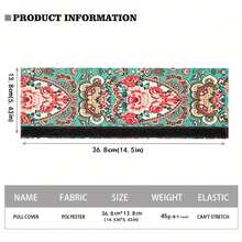 Chinese Double Door Refrigerator Door Handle Cover, Door Handle Protector, Anti-Slip, Anti-Oil & Anti-Water Stain Kitchen Appliance Door Handle Protector. Suitable For Oven, Microwave And Freezer Handles, Washable, Elegant Home Decor Upgrade Your Home Appearance - Multicolor - View 9