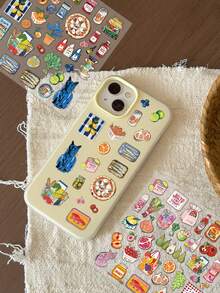 Vintage Mediterranean Style Art Embossed Stickers For Adults Teens Sticker Enthusiasts Holiday Gifts Party & Home Decor Class Reward Birthday Gift Decoration Water Cup Phone Case DIY Decal - Multicolor - View 5