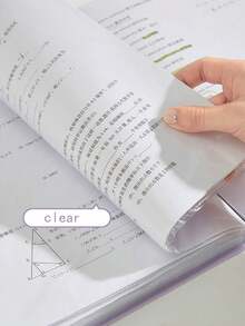 1PC A4 Transparent 30-Pocket Folder, Insert File Organizer, Exam Paper Organizer, Large Capacity Document Storage, Can Hold Cover Card, Suitable For Back To School Season Exam Paper And Study Material Collection, Office Contract Document Storage, Christmas Holiday Manuscript Storage, Halloween Theme Material Sorting, Desktop Storage Short Video Promotion - Multi-color - View 6