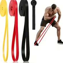 Resistance Bands With Different Tension Strengths, Training Elastic Band Set, Home Workout Stretching Bands, Full Body Exercise Suitable For Men And Women, Gym, Home Workout And More - A - View 4
