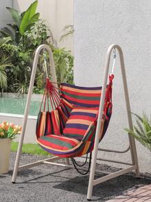 Portable Outdoor Hammock, Hanging Chair, With Hanging Chair, Sturdy Fabric Hanging Chair, Comfortable And Durable Hanging Chair, Perfect For Outdoor, Patio - Multiple Styles and Colors - View 9
