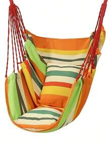 Portable Outdoor Hammock, Hanging Chair, With Hanging Chair, Sturdy Fabric Hanging Chair, Comfortable And Durable Hanging Chair, Perfect For Outdoor, Patio - Multiple Styles and Colors - View 12