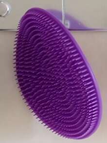 Silicone Bath Massage Brush, Soft Bristle Three-Finger Shower Body Cleansing Brush, Bathing Exfoliating Brush, Body Scrub, Bath Accessories - Multicolor - View 21