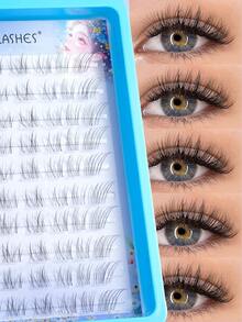 Natural Curved Soft False Eyelashes With Winged Fox Eye Tail - View 5