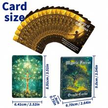 Kartu Oracle Hutan Mistik, 50 Kartu Afirmasi Bimbingan Spiritual, Kartu Ramalan Gaya Tarot untuk Refleksi Diri, Penyembuhan Batin, Meditasi, Kartu Permainan Pesta Interaktif untuk Pertemuan Teman Dewasa & Hadiah Spiritual - MultiWarna - View 9