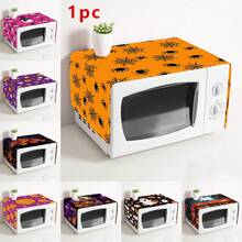 1pc Halloween Microwave Dust Cover, Home Oven Rack Dust Cover, Washable Dust Cover, Home Food Machine Dust Cover, Highly Attractive Kitchen Storage Cabinet Dust & Stain Cover - Solid Color - View 11