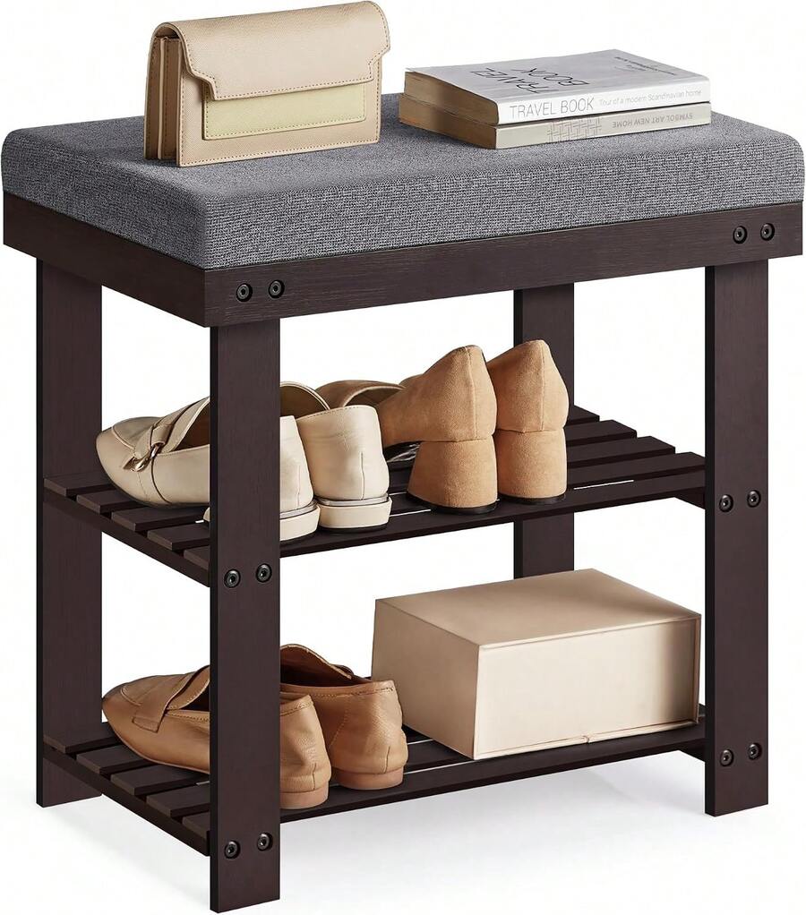 Storage Benches - Beige - View 1