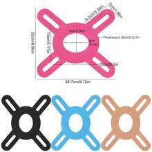 1 Set 2pcs Waterproof Adhesive Skin Patches - Breathable Elastic Band For Joint And Muscle Support, For Active Sports Protection - Multicolor - View 5