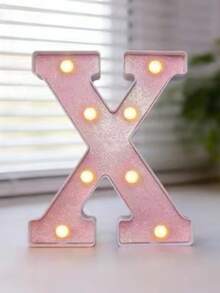22/21/16cm Decorative LED Glowing Numbers And Letters, Plastic Neon Number Light Sign, Battery Powered Number Light, DIY Letters And Numbers, Suitable For Birthday, Christmas, Bar And Wedding Decoration - LED Letter and Number Lights - View 32