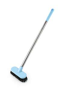 Long Handle Cleaning Brush, Perfect For Bathroom Cleaning. Its Sturdy Bristles Effectively Remove Stubborn Stains. Designed For Easy Use, Keeping Hands Clean. Ideal For Deep Cleaning Toilets. - Multi-color - View 10