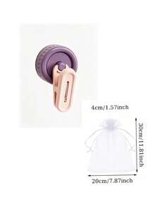 Rotating Suction Cup Storage Rack, Drill-Free Damage-Free Clip, Can Hang Gloves & Towels, Washable Design, High Load Bearing Hook Holder, Multi-Function Hook - Multicolor - View 10